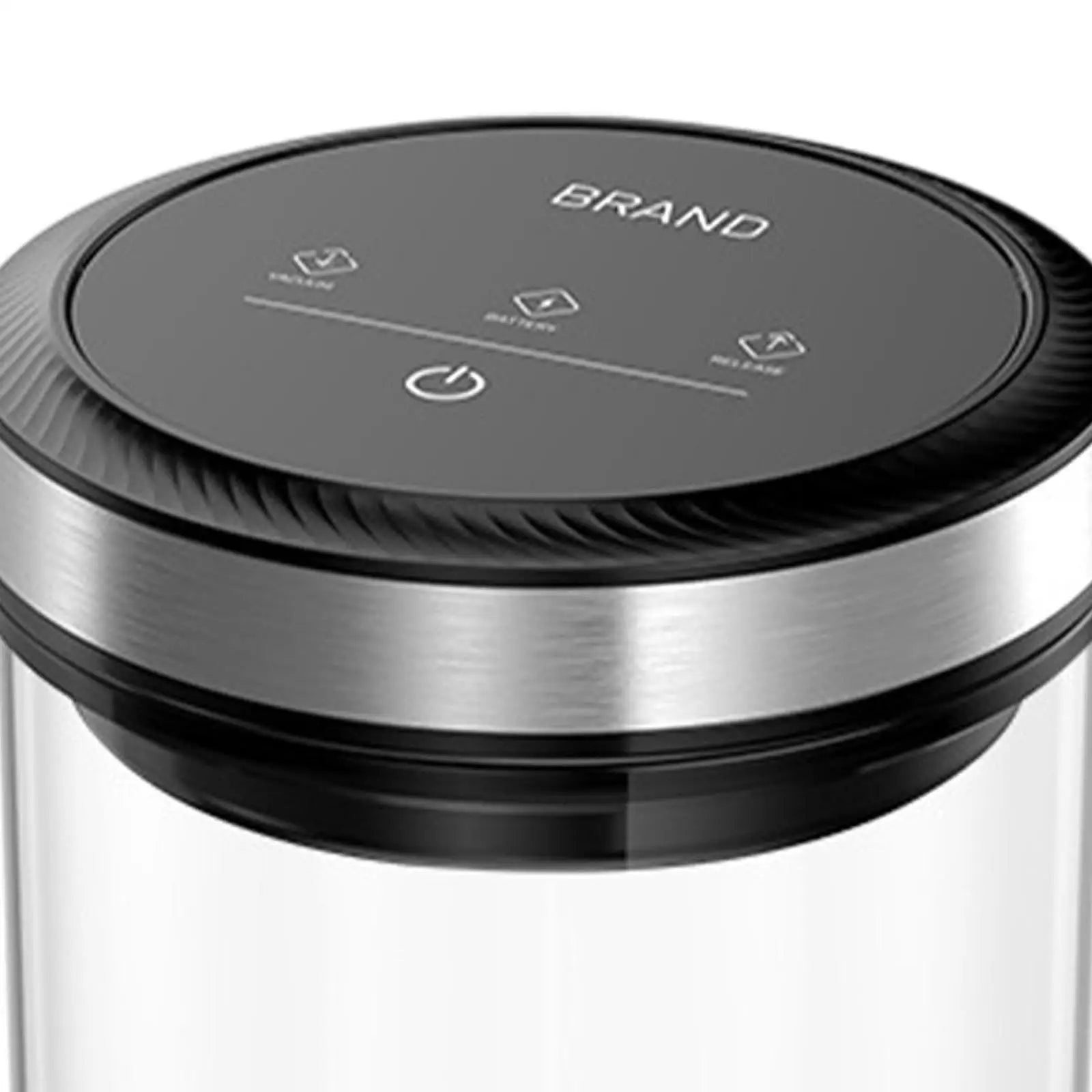 Boîte à Café Sous Vide Automatique en Verre – Récipient Hermétique pour Grains, Thé et Aliments Secs