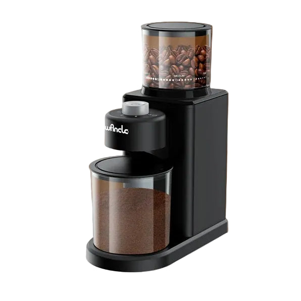 Moulin à Café Électrique à Meules Coniques 25 Réglages – 200W pour Expresso et Presse Française