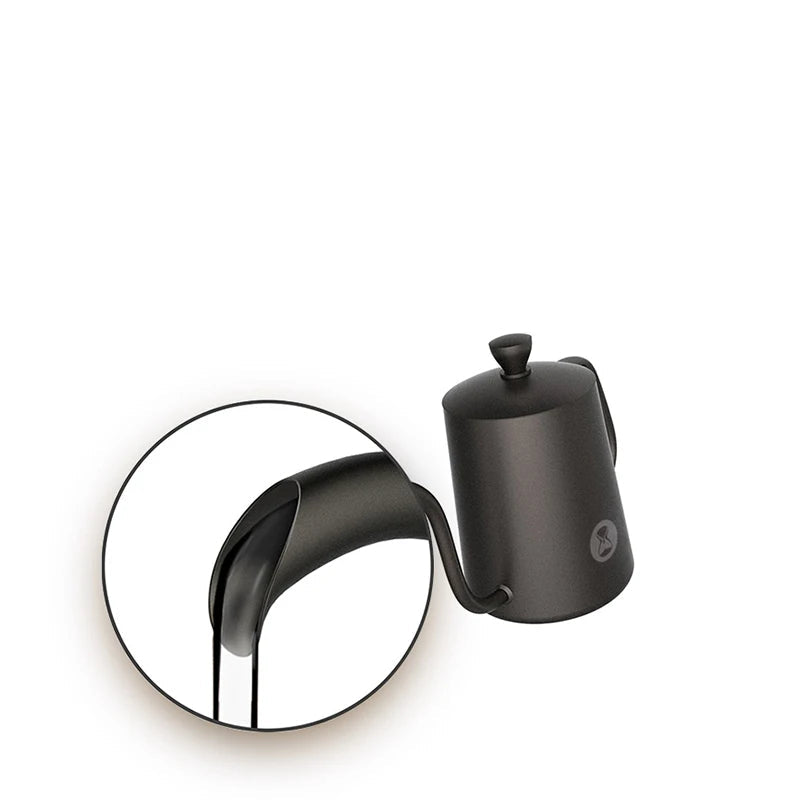 Bouilloire à Café Col de Cygne 600 ml en Acier Inoxydable 304 – Bec Précis pour Versement Contrôlé